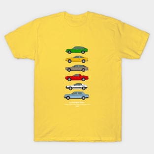 Lancia Beta classic car collection T-Shirt